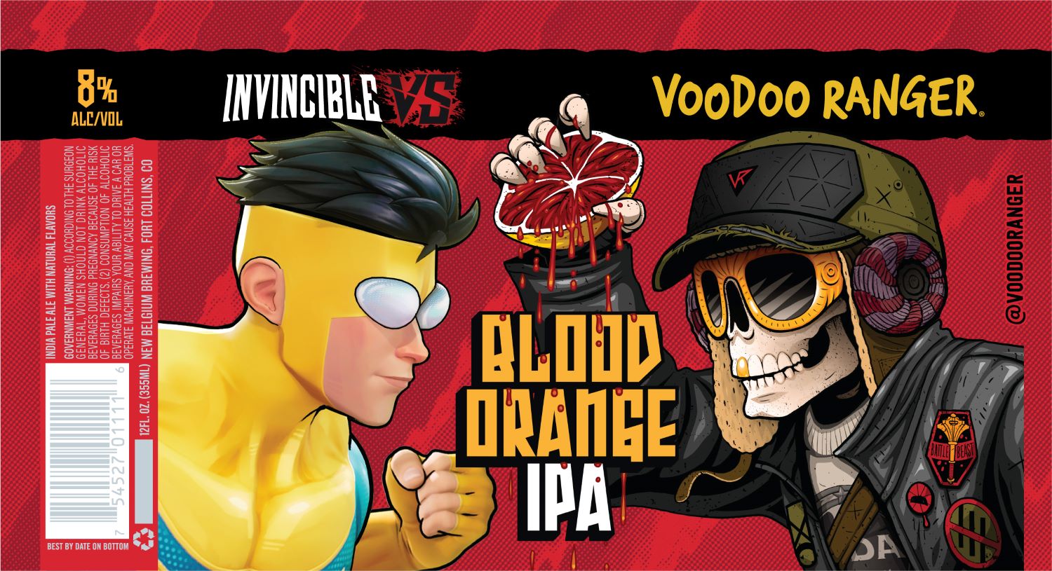 TABC label artwork for VOODOO RANGER BLOOD ORANGE IPA