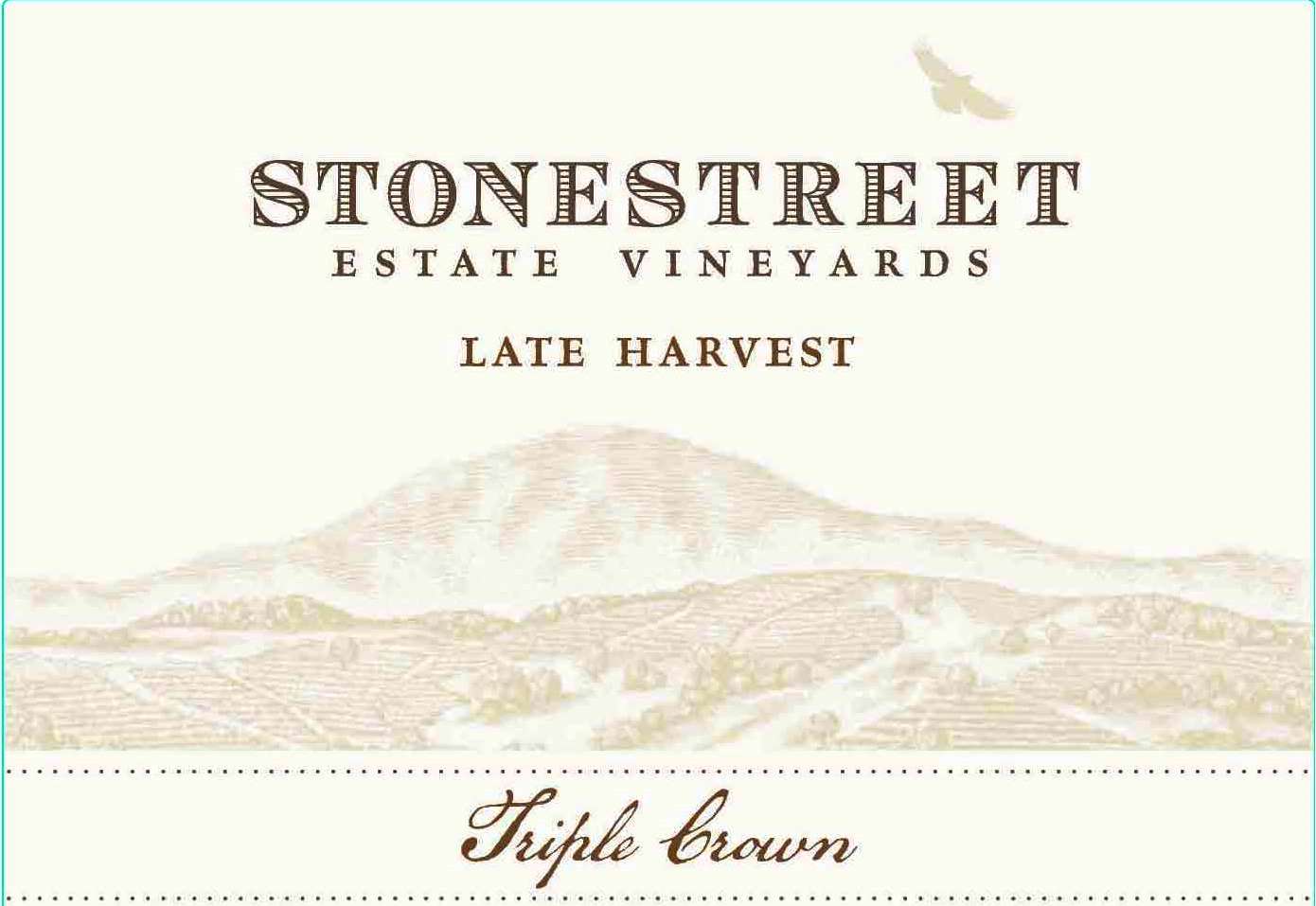 TABC label artwork for STONESTREET TRIPLE CROWN ALEXANDER VALLEY SONOMA COUNTY LATE HARVEST SAUVIGNON BLANC, SEMILLON