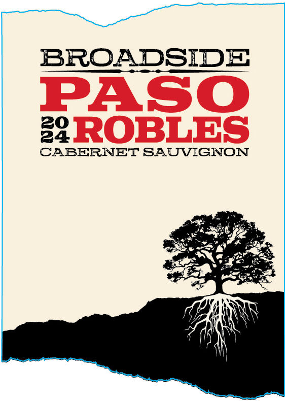 TABC label artwork for Broadside Cabernet Sauvignon Paso Robles