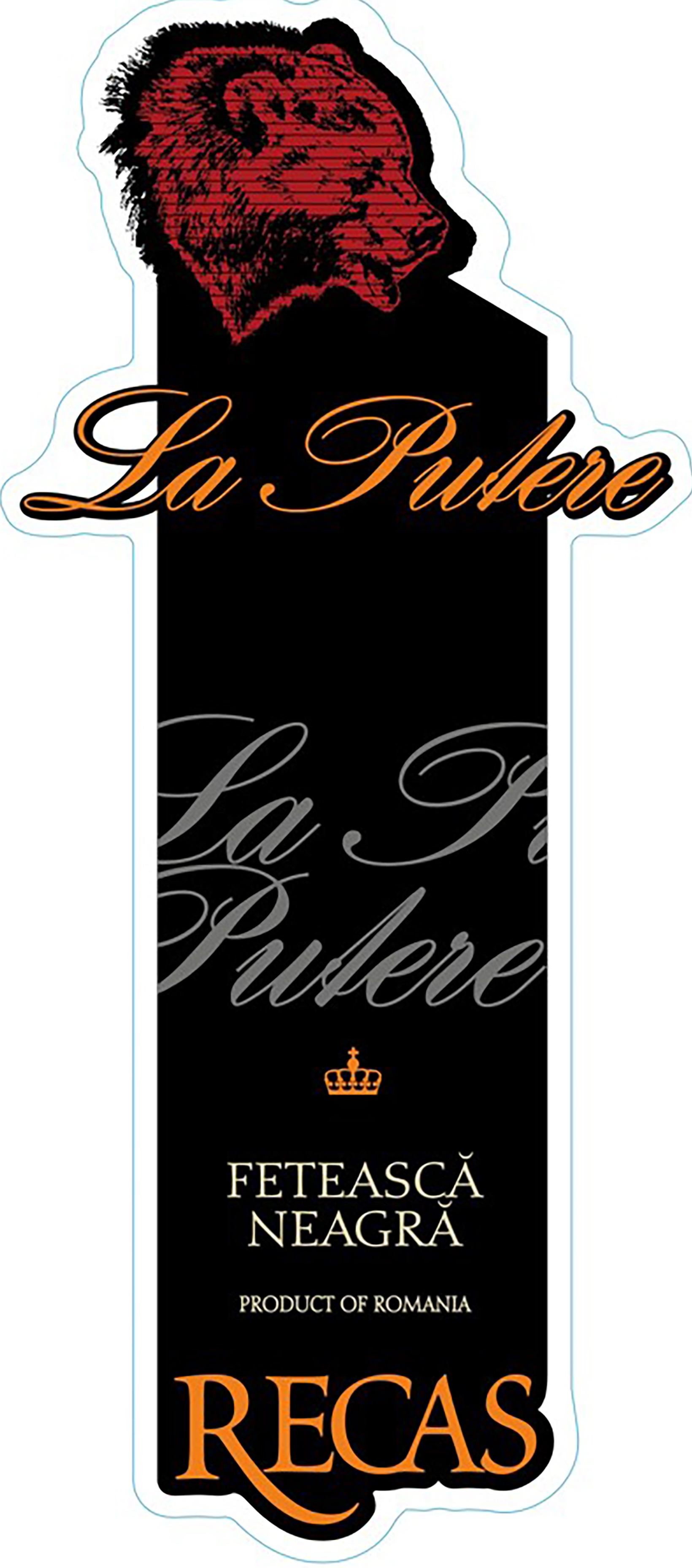 TABC label artwork for Recas La Putere Feteasca Neagra