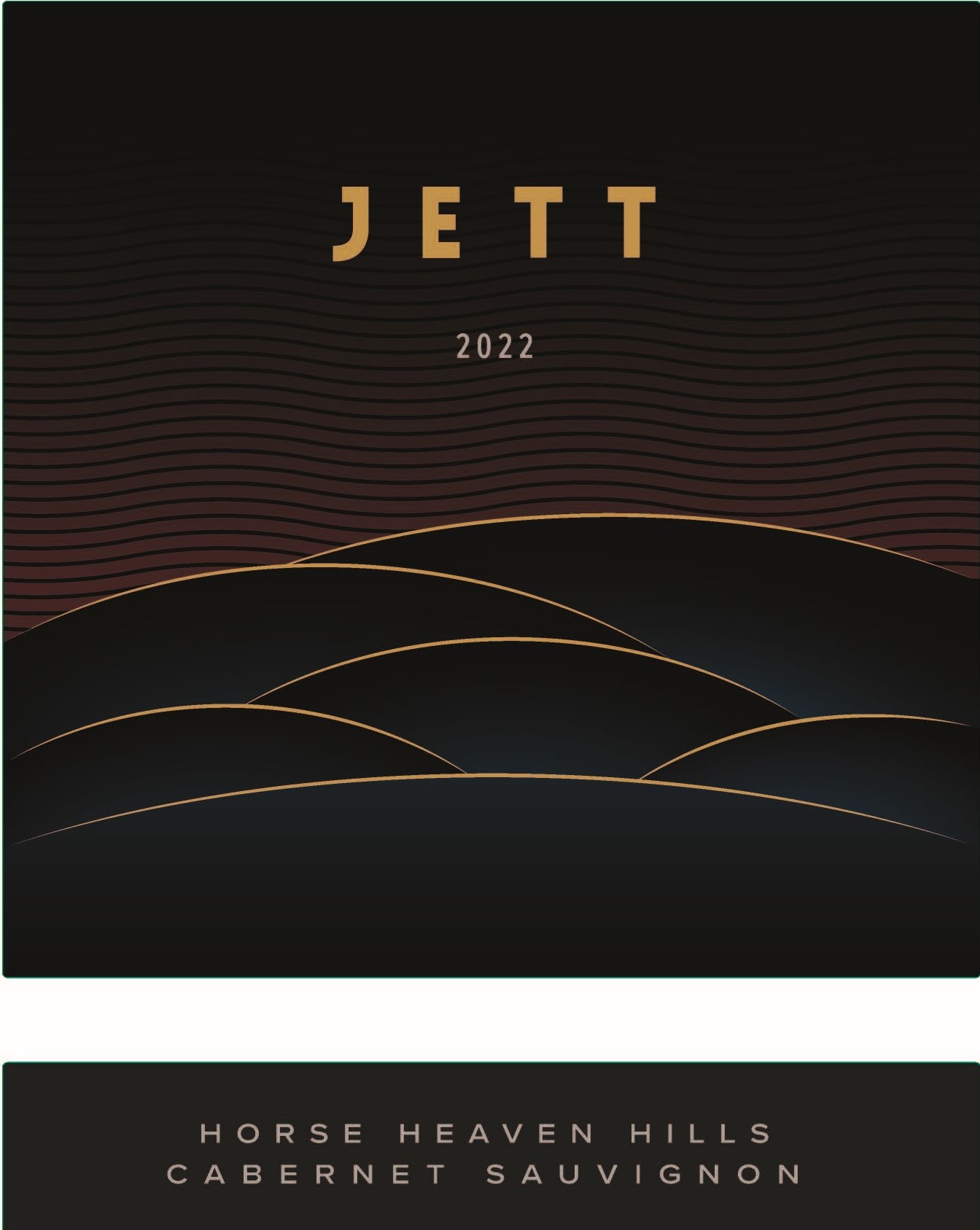 TABC label artwork for JETT HORSE HEAVEN HILLS CABERNET SAUVIGNON