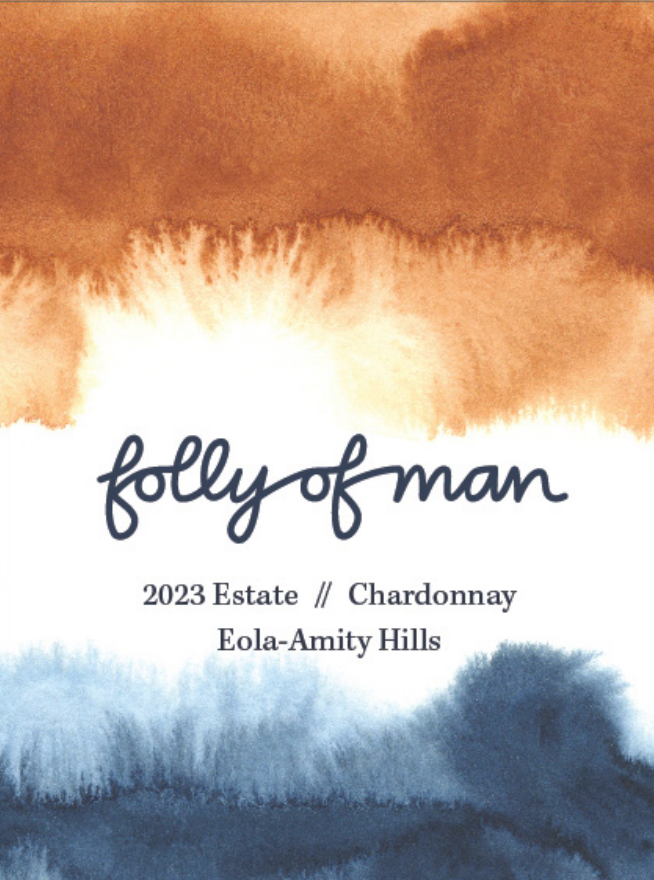 TABC label artwork for Folly Of Man Chardonnay