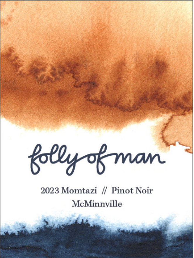 TABC label artwork for Folly Of Man Pinot Noir