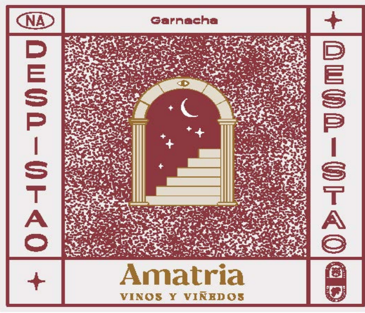 TABC label artwork for Amatria Despistao