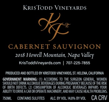 TABC label artwork for KT2