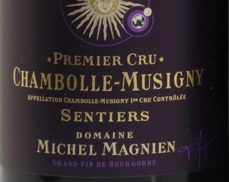 TABC label artwork for MICHEL MAGNIEN LES SENTIERS