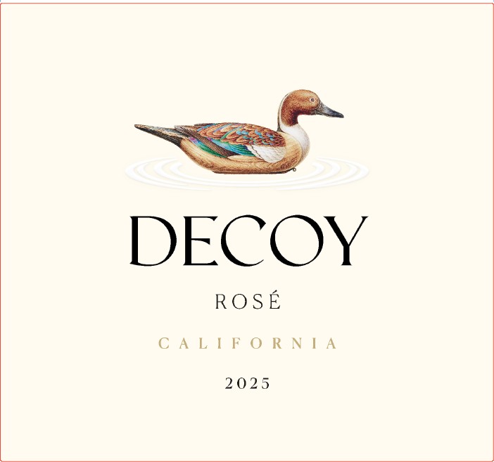 TABC label artwork for Decoy Rose California