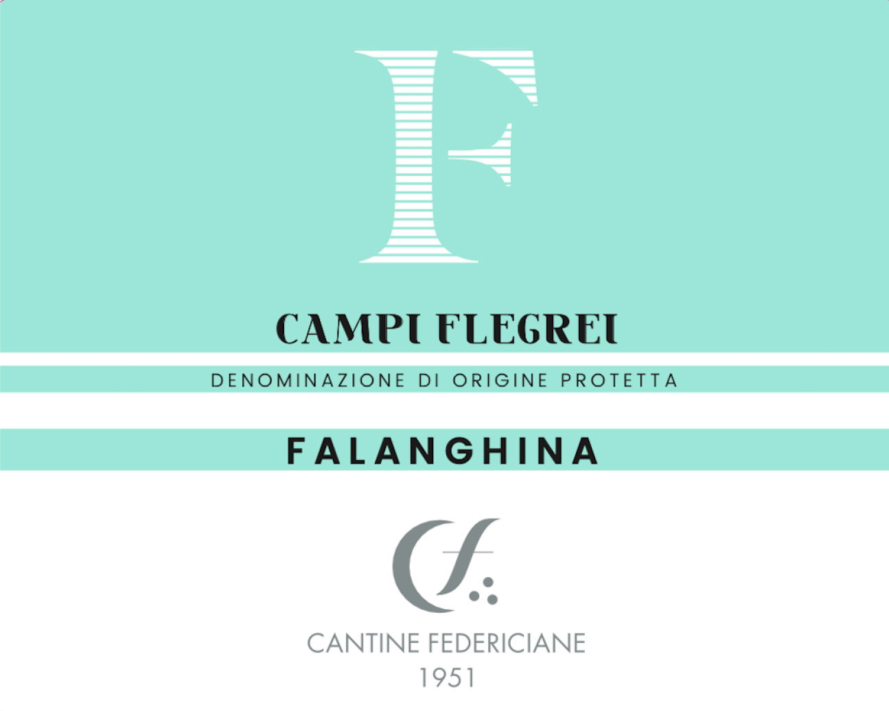 TABC label artwork for Cantine Federiciane Campi Flegrei Falanghina