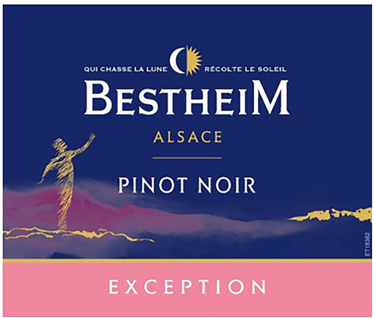 TABC label artwork for Exception Pinot Noir Alsace