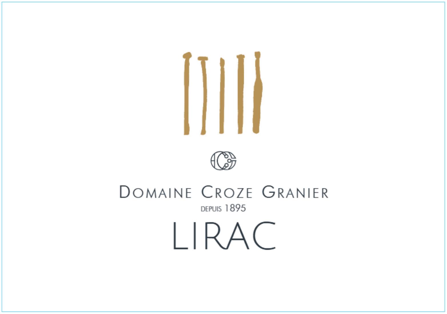 TABC label artwork for Domaine Croze-Granier, Lirac