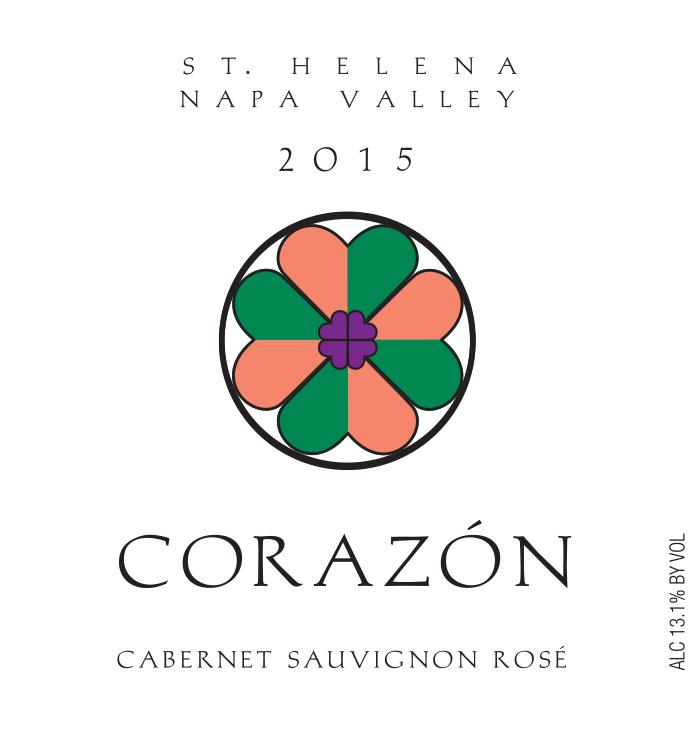TABC label artwork for Corazon Cabernet Sauvignon Rosé