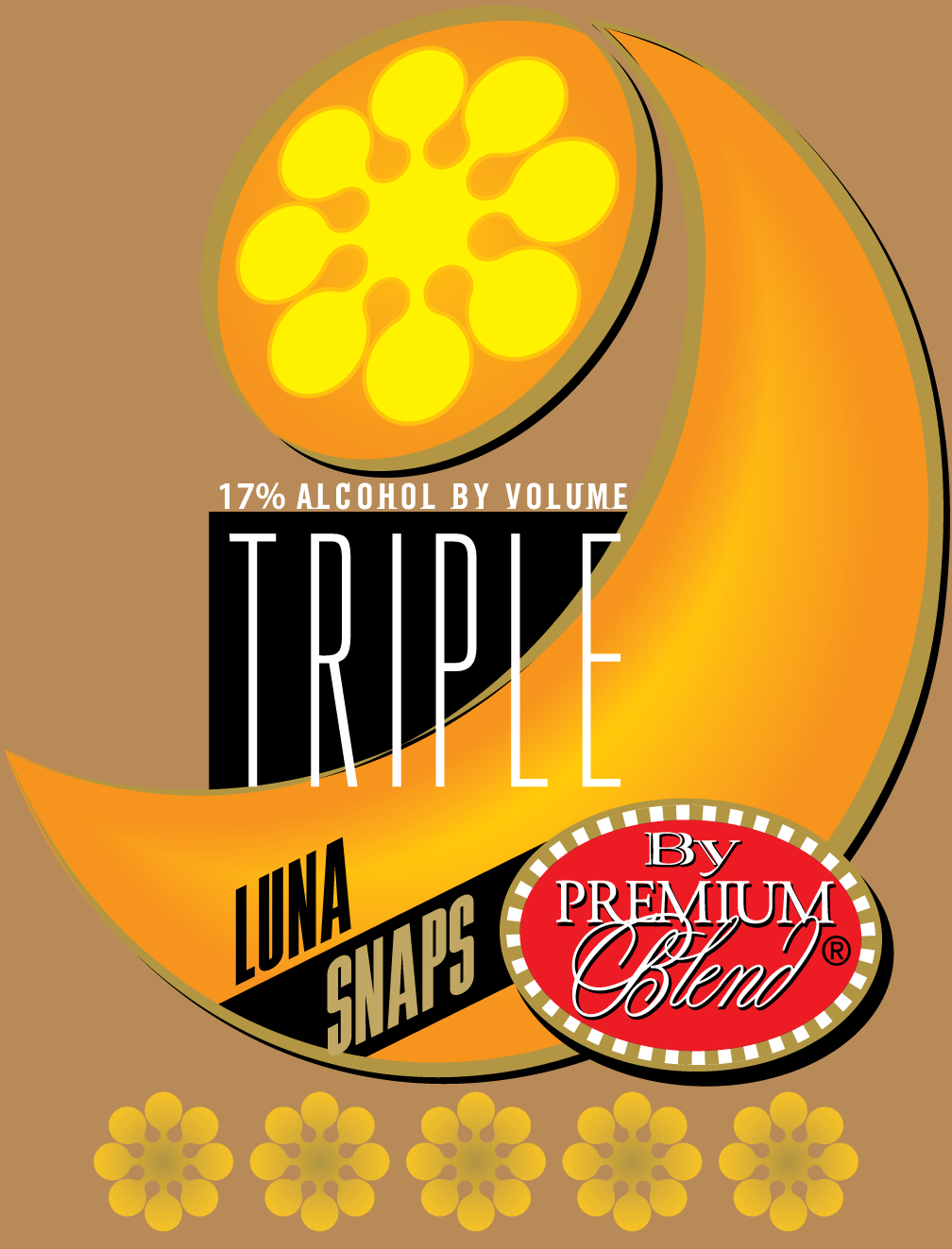 TABC label artwork for Triple Luna Snaps