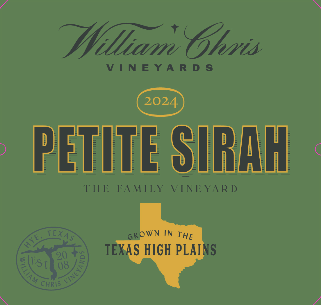 TABC label artwork for WCV 2024 Family Petite Sirah