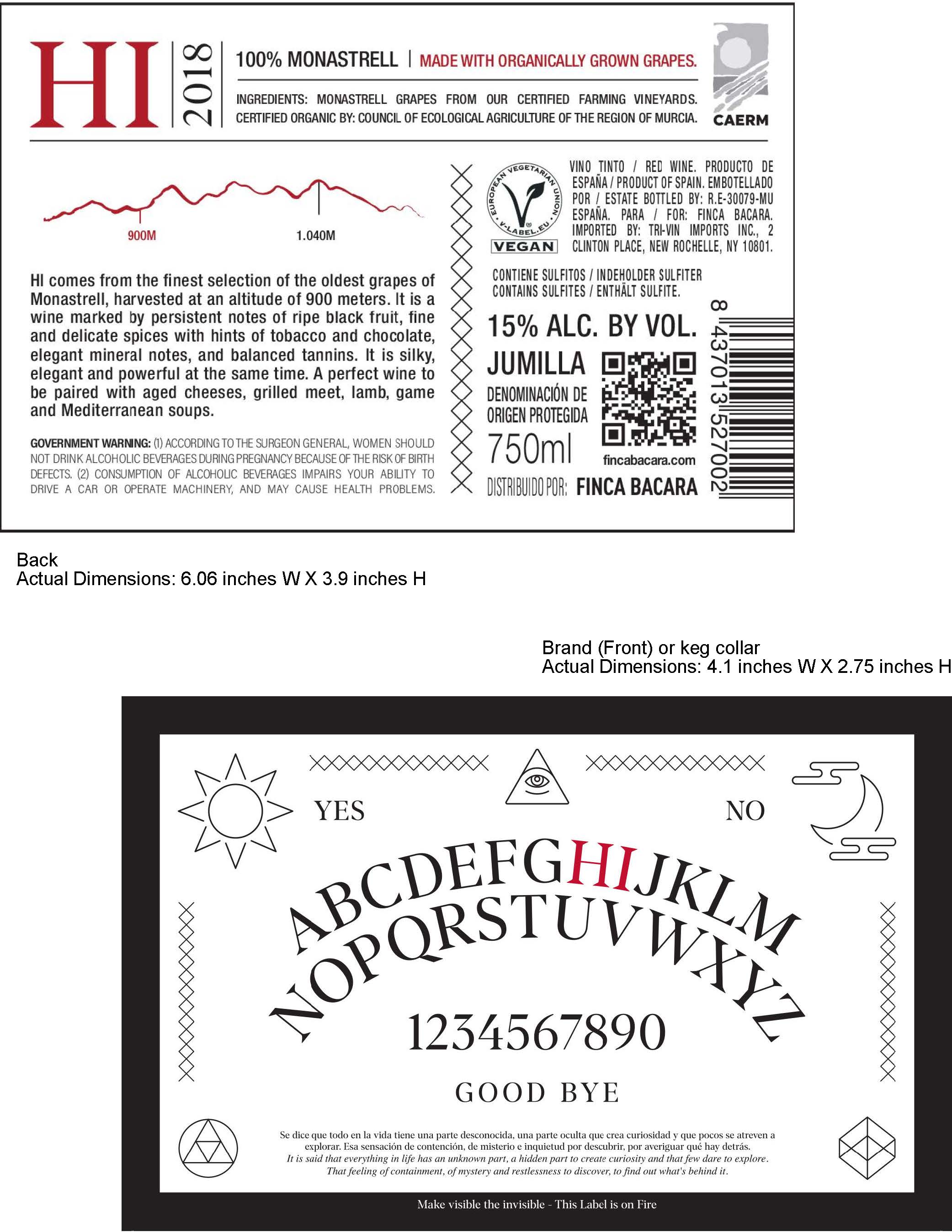 TABC label artwork for HI