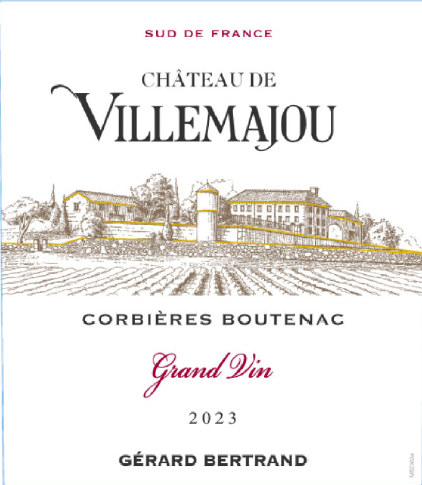 TABC label artwork for GB Gerard Bertrand Chateau de Villemajou Corbieres Boutenac Grand Vin Red