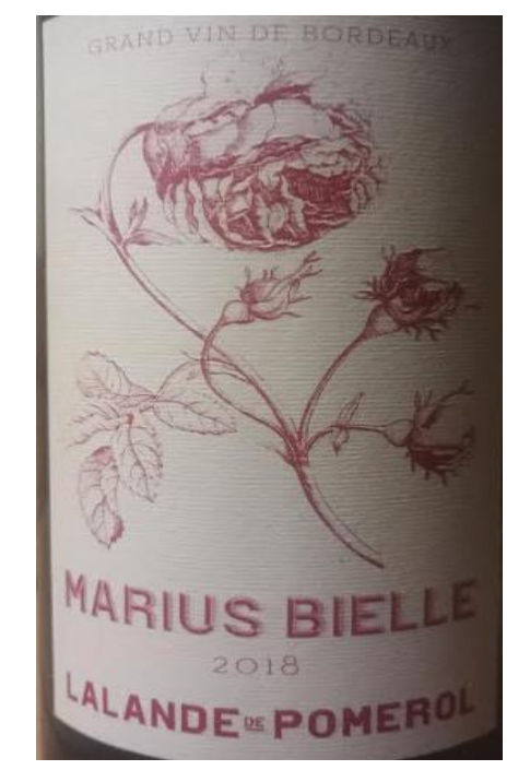 TABC label artwork for MARIUS BIELLE - LALANDE DE POMEROL