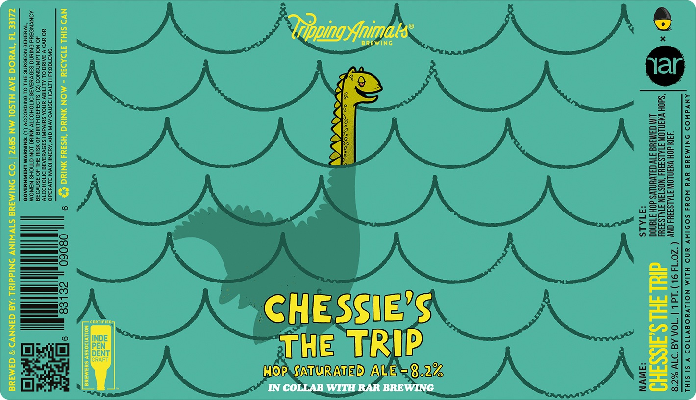 TABC label artwork for CHESSIE'S THE TRIP