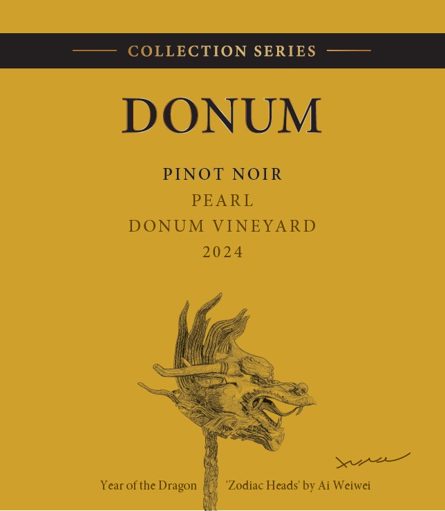 TABC label artwork for Donum Pinot Noir Pearl Donum Vineyard