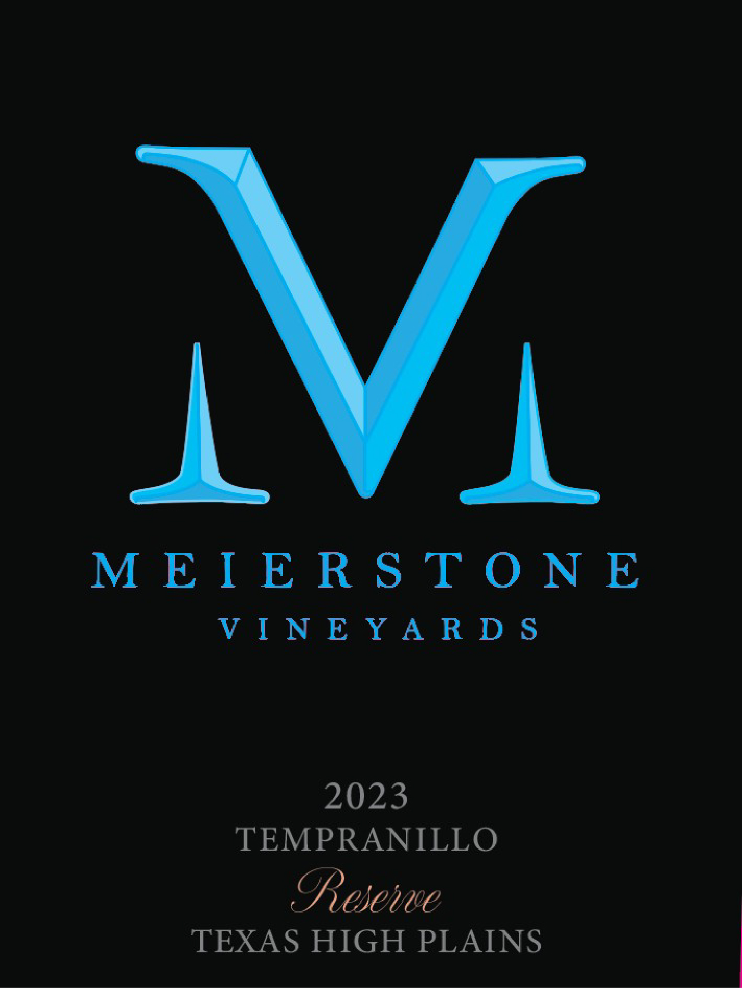 TABC label artwork for Tempranillo Reserve