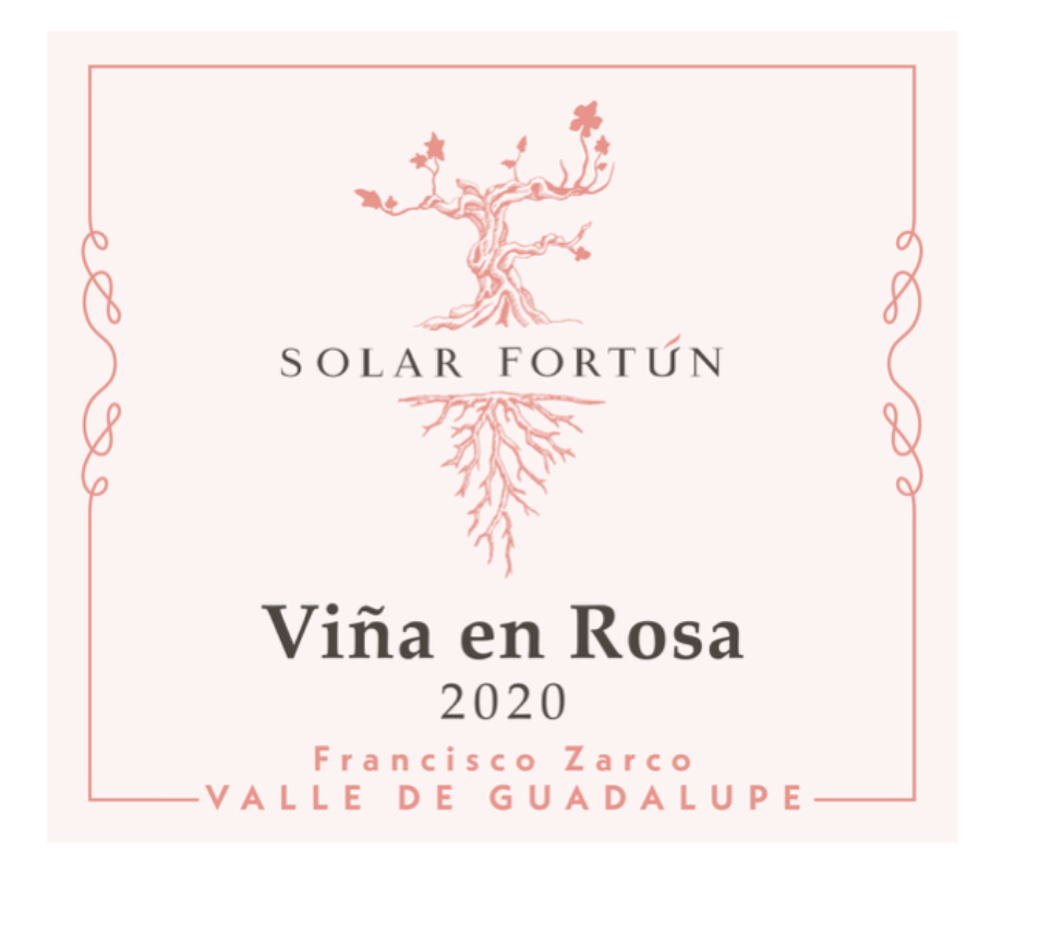 TABC label artwork for Solar Fortun Vina en Rosa