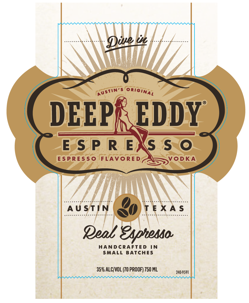 TABC label artwork for Deep Eddy Espresso Vodka/70º 0272