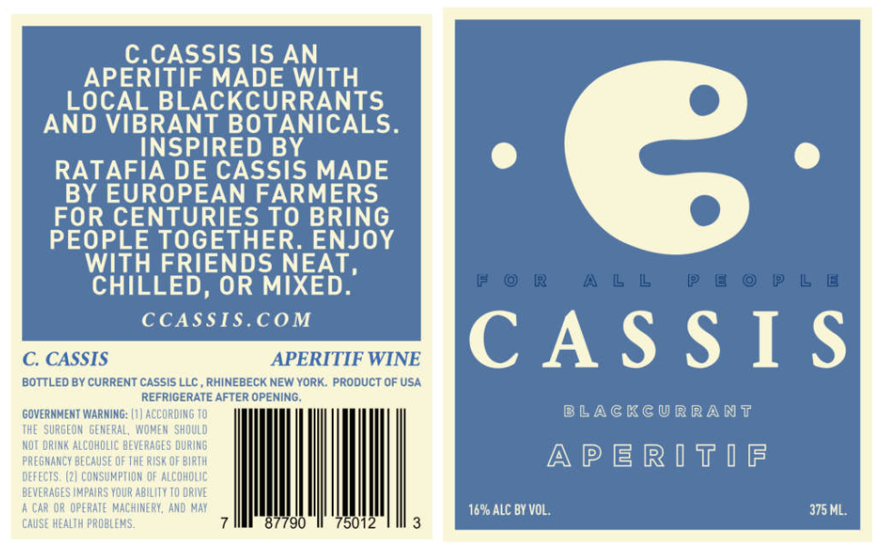 TABC label artwork for C. Cassis