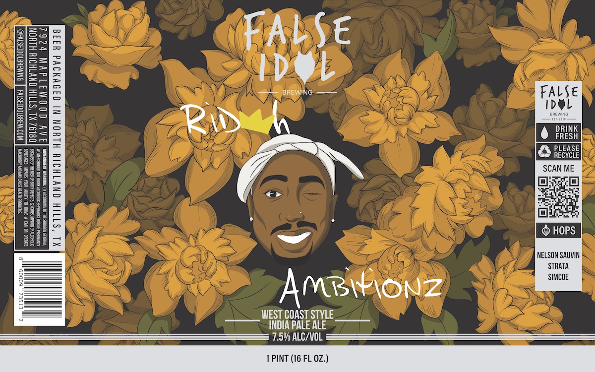 TABC label artwork for Ridah Ambitions