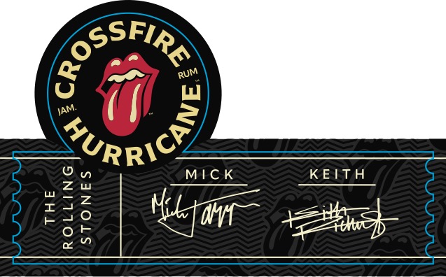 TABC label artwork for Crossfire Hurricane Small Batch Jamaican Reserve Rum