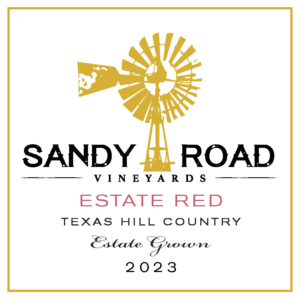 TABC label artwork for Estate Red