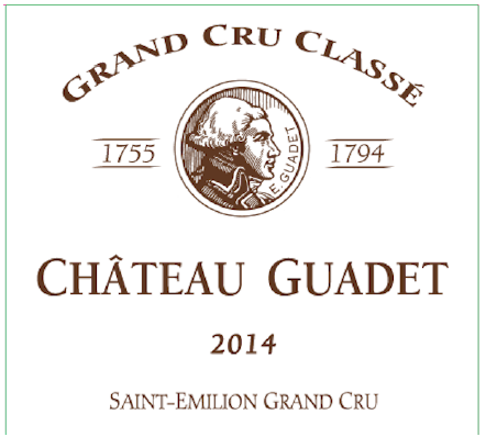 TABC label artwork for CHATEAU GUADET SAINT-EMILION GRAND CRU CLASSE