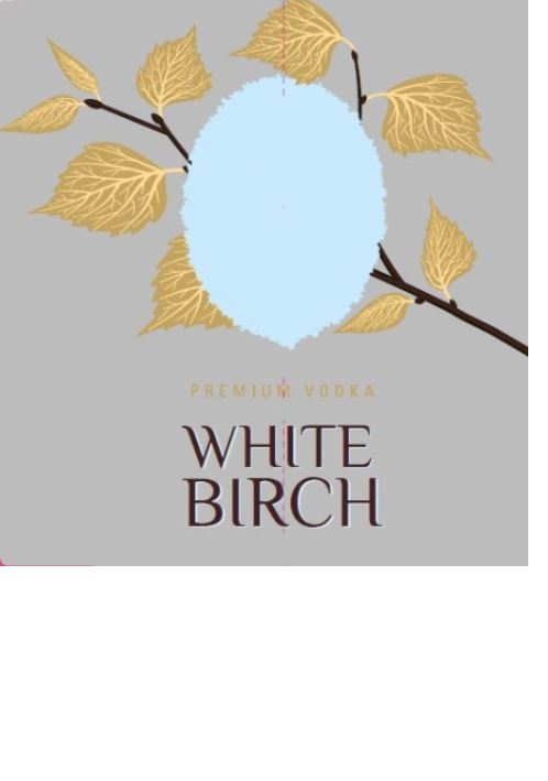 TABC label artwork for WHITE BIRCH GOLD PREMIUM VODKA