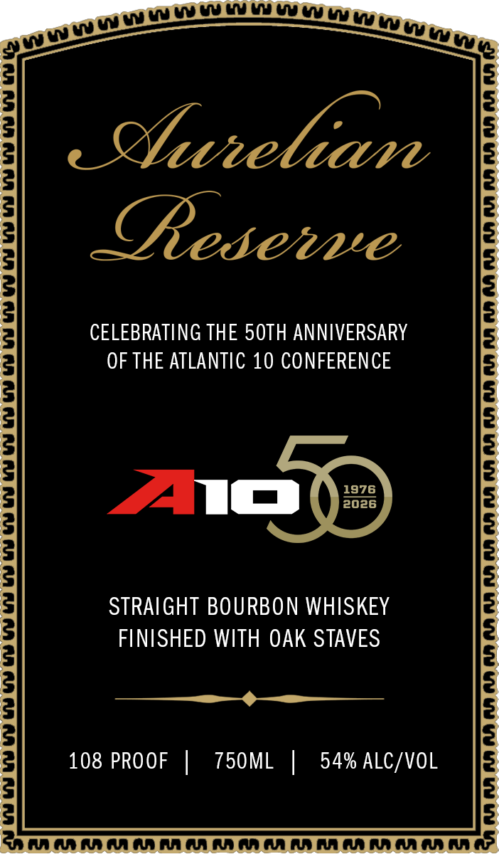 TABC label artwork for Aurelian Reserve 50th Anniversary Straight Bourbon Whiskey