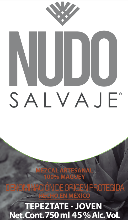 TABC label artwork for Nudo Salvaje