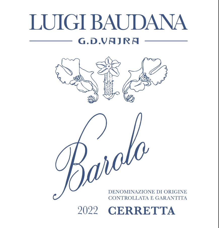 TABC label artwork for LUIGI BAUDANA Cerretta Barolo