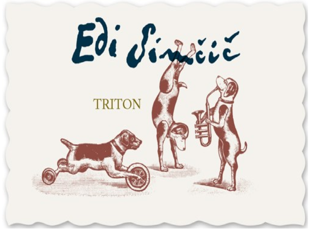 TABC label artwork for EDI SIMCIC TRITON BRDA SLOVENIA WHITE WINE