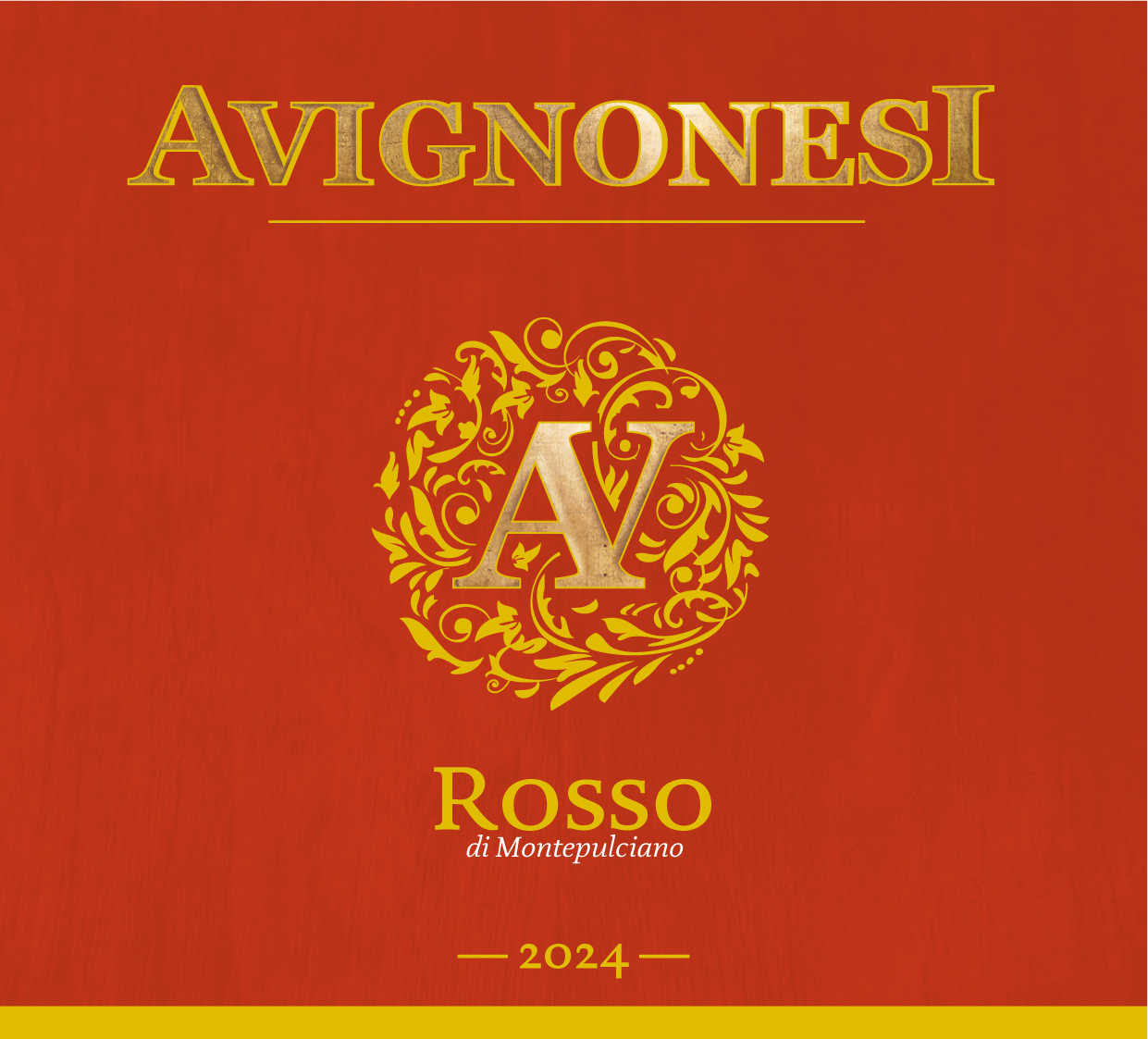 TABC label artwork for Avignonesi Rosso di Montepulciano DOC