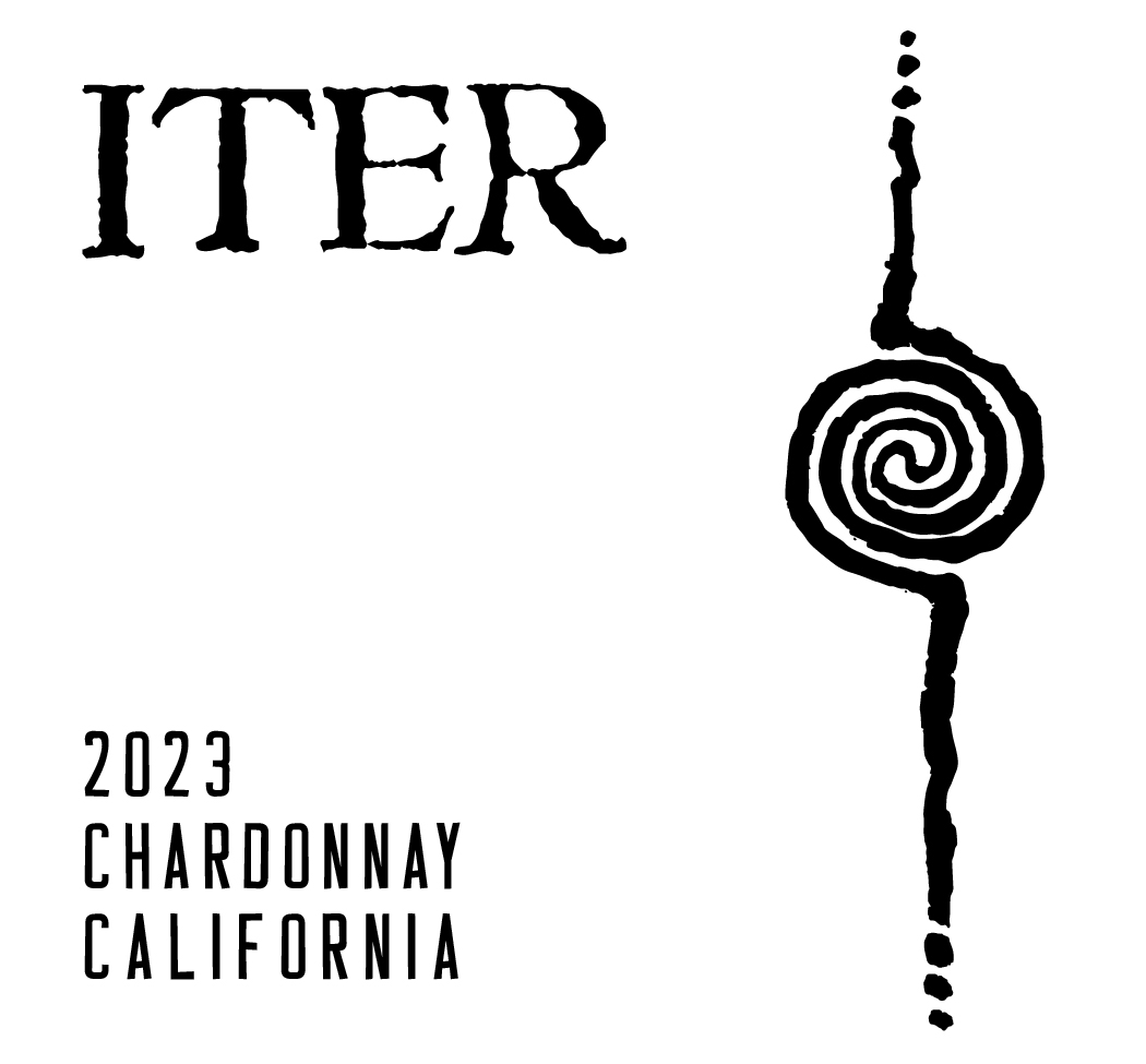 TABC label artwork for Iter 2023 Chardonnay California
