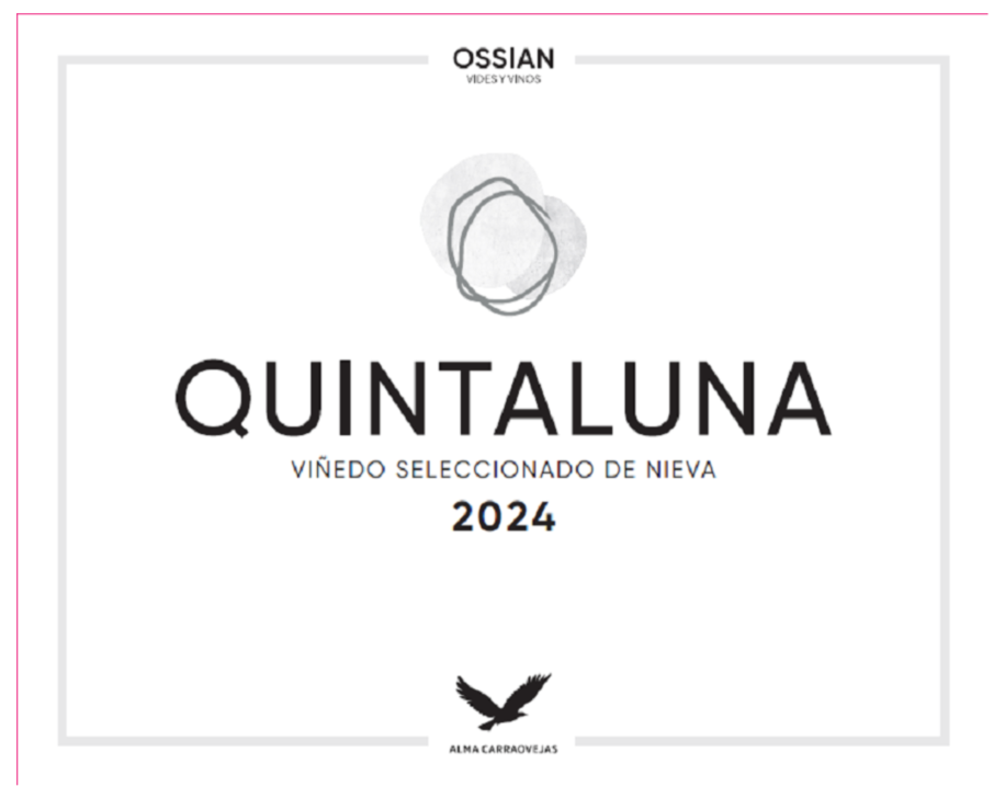 TABC label artwork for Ossian Quintaluna Vino de la Tierra de Castilla y Leon White