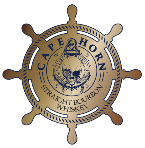 TABC label artwork for Cape Horn Bourbon Navy Eagle