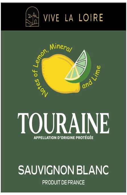 TABC label artwork for VIVE LA LOIRE SAUVIGNON BLANC