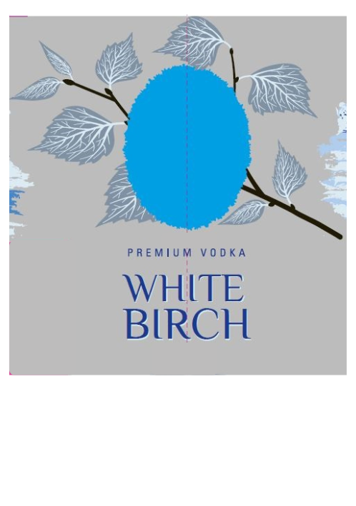TABC label artwork for WHITE BIRCH PREMIUM VODKA