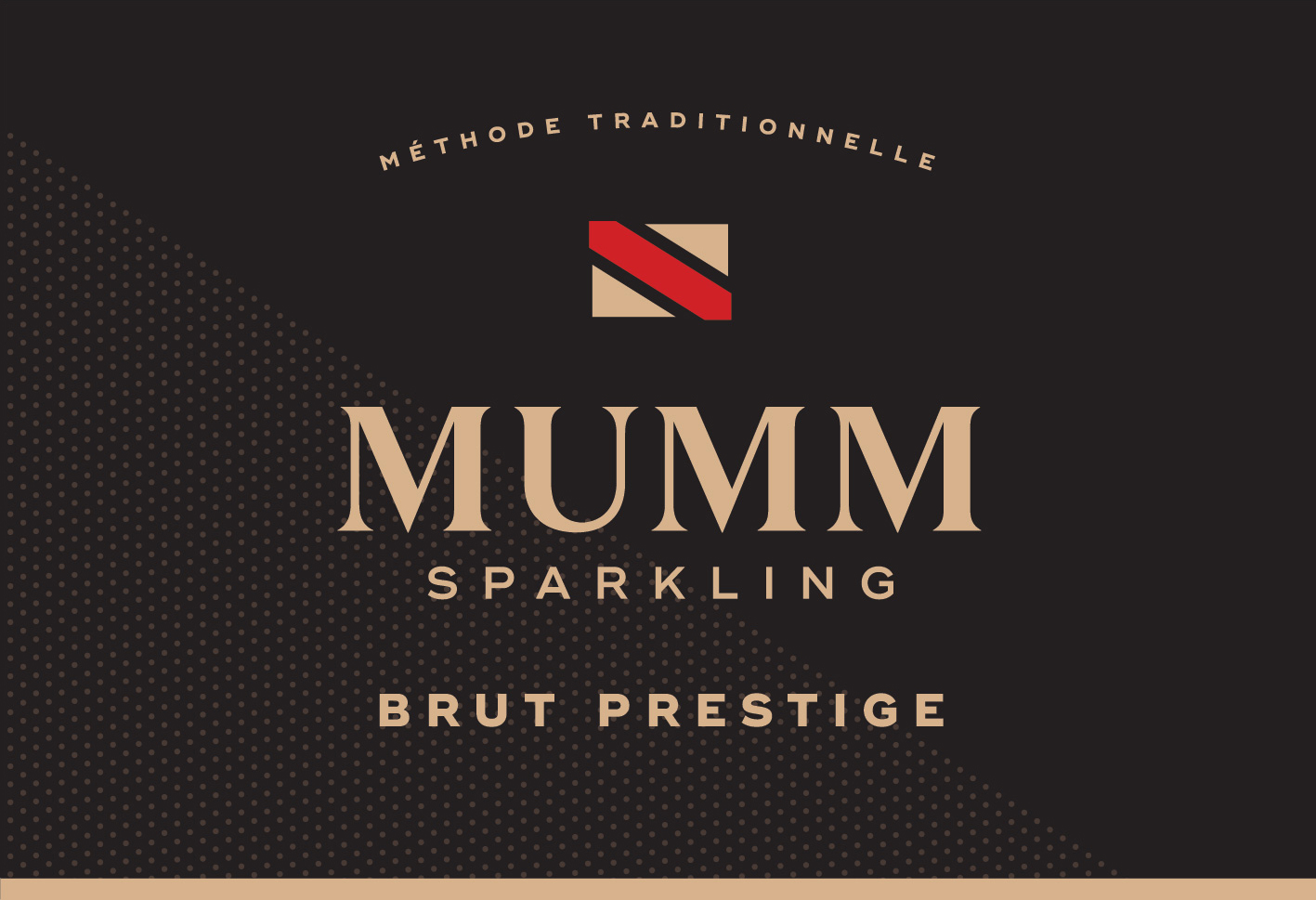TABC label artwork for Mumm Sparkling Brut Prestige