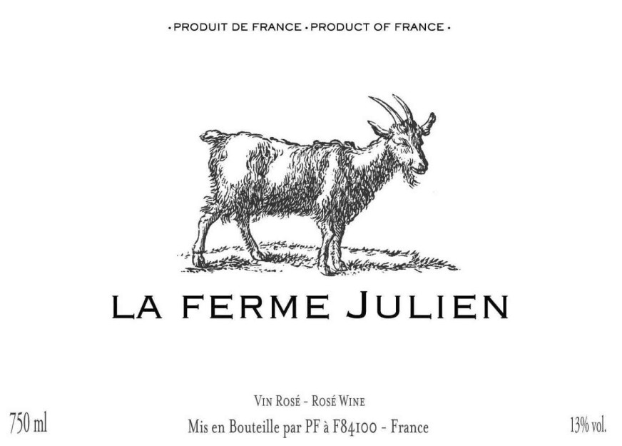 TABC label artwork for LA FERME JULIEN