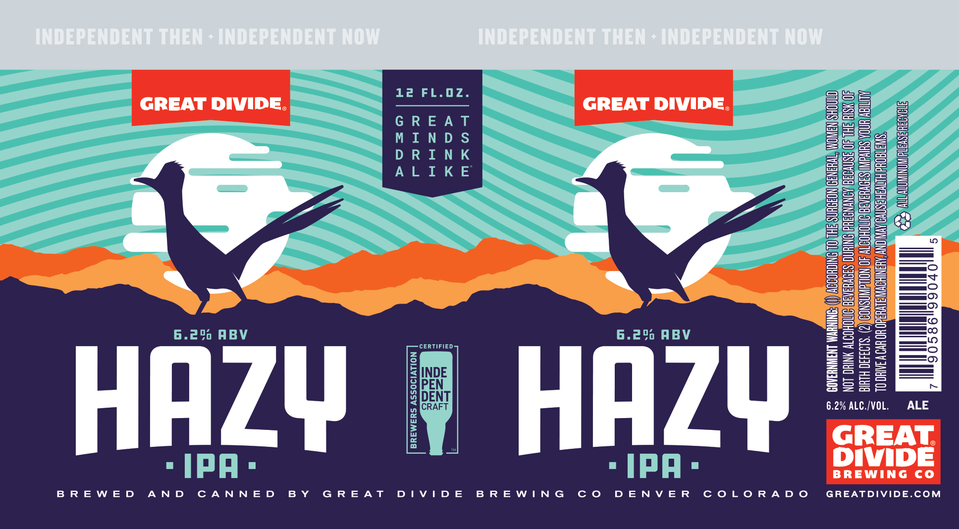 TABC label artwork for HAZY IPA