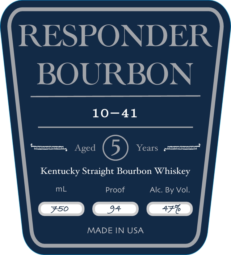 TABC label artwork for Responder 10-41 5yr