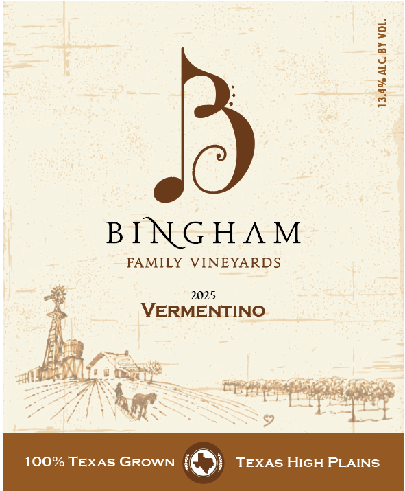 TABC label artwork for Vermentino