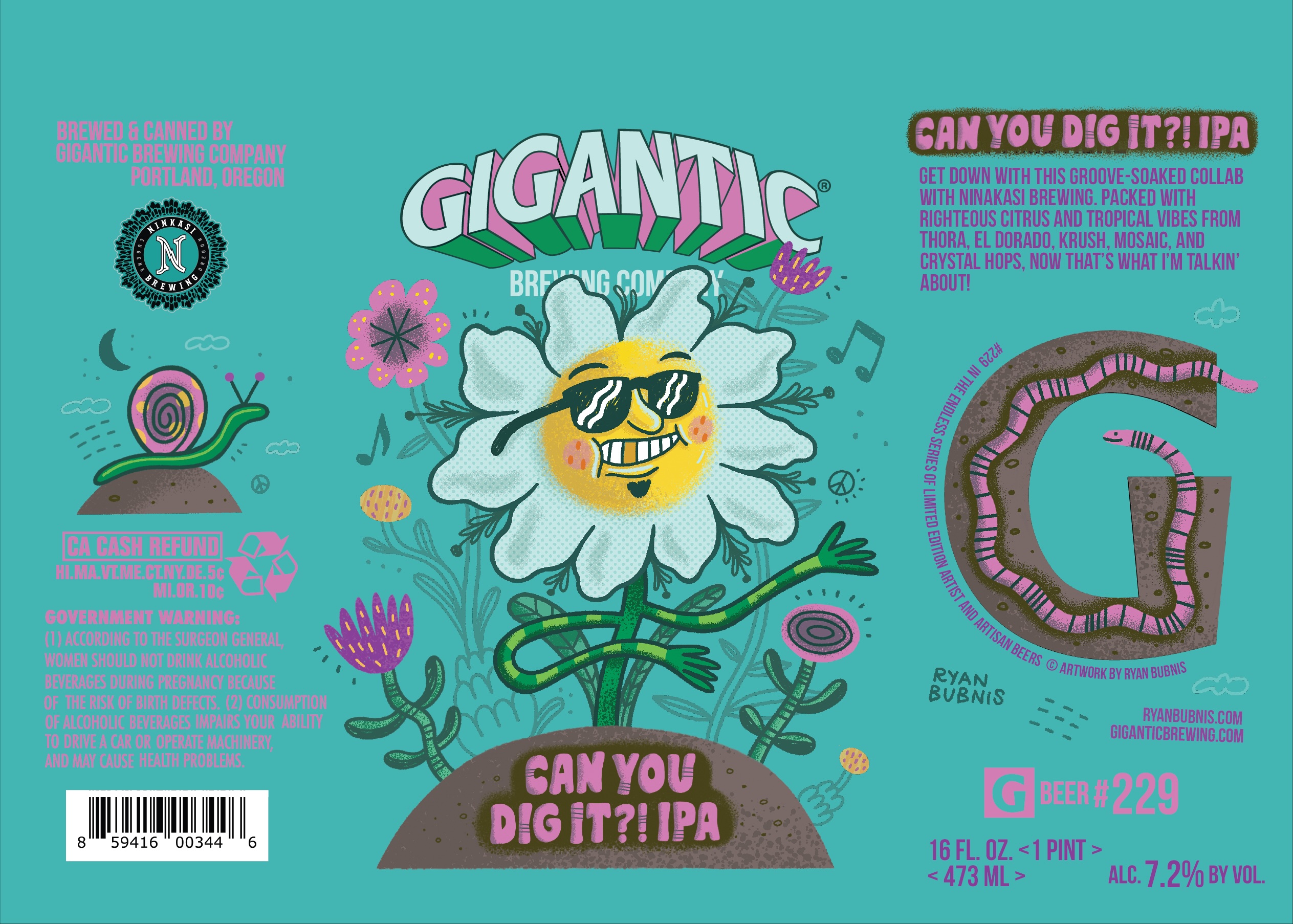 TABC label artwork for Can You Dig It?!