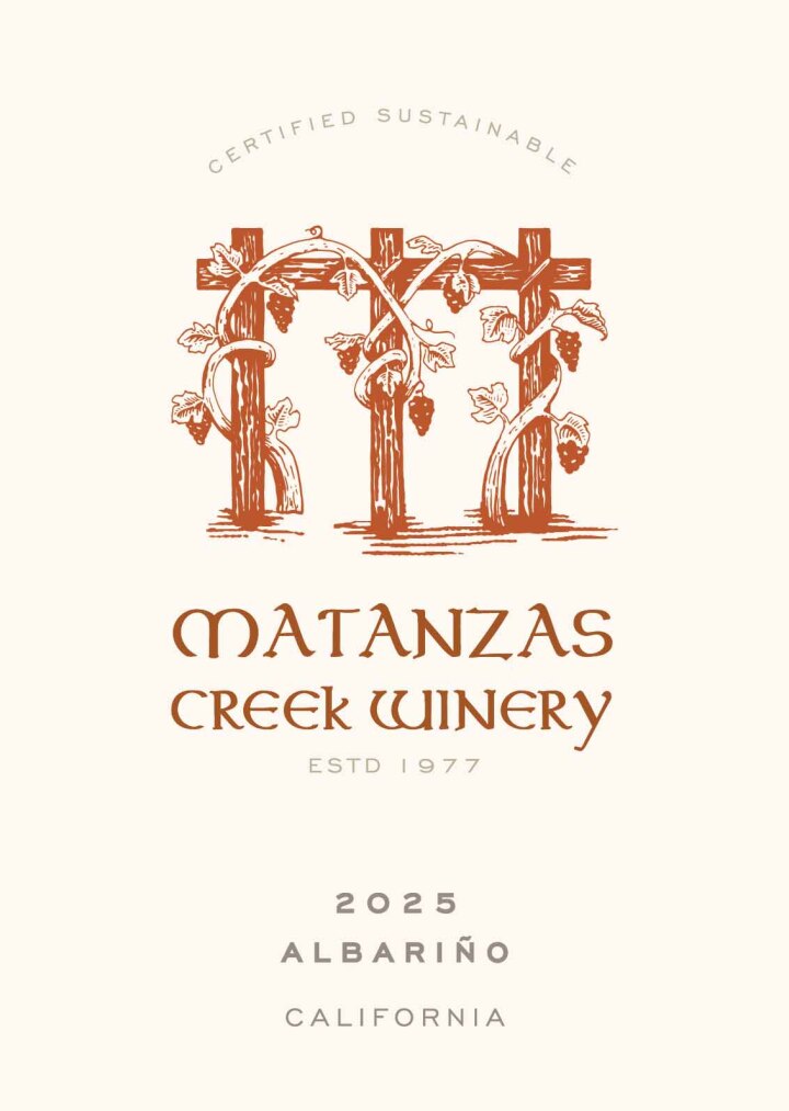 TABC label artwork for MATANZAS CREEK CALIFORNIA ALBARINO