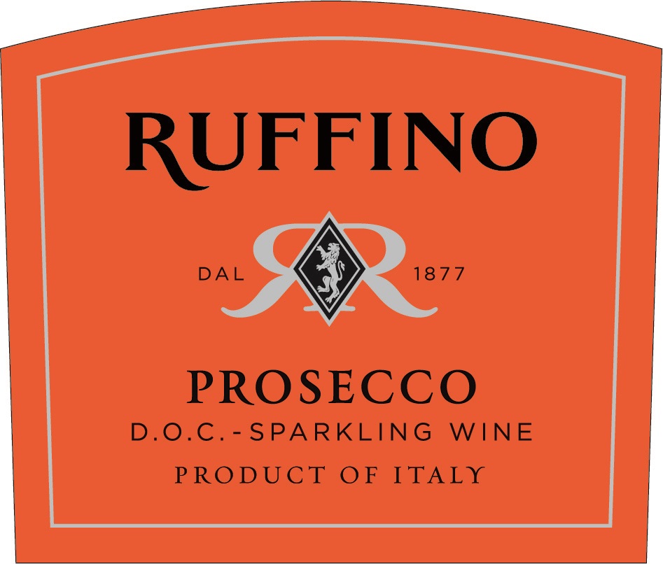 TABC label artwork for Ruffino Prosecco DOC