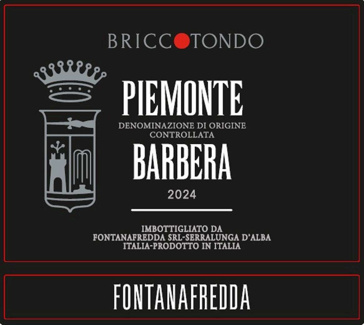 TABC label artwork for FONTANAFREDDA BRICCOTONDO PIEMONTE BARBERA